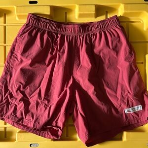 New Frontier Men's Maroon Athletic Shorts
